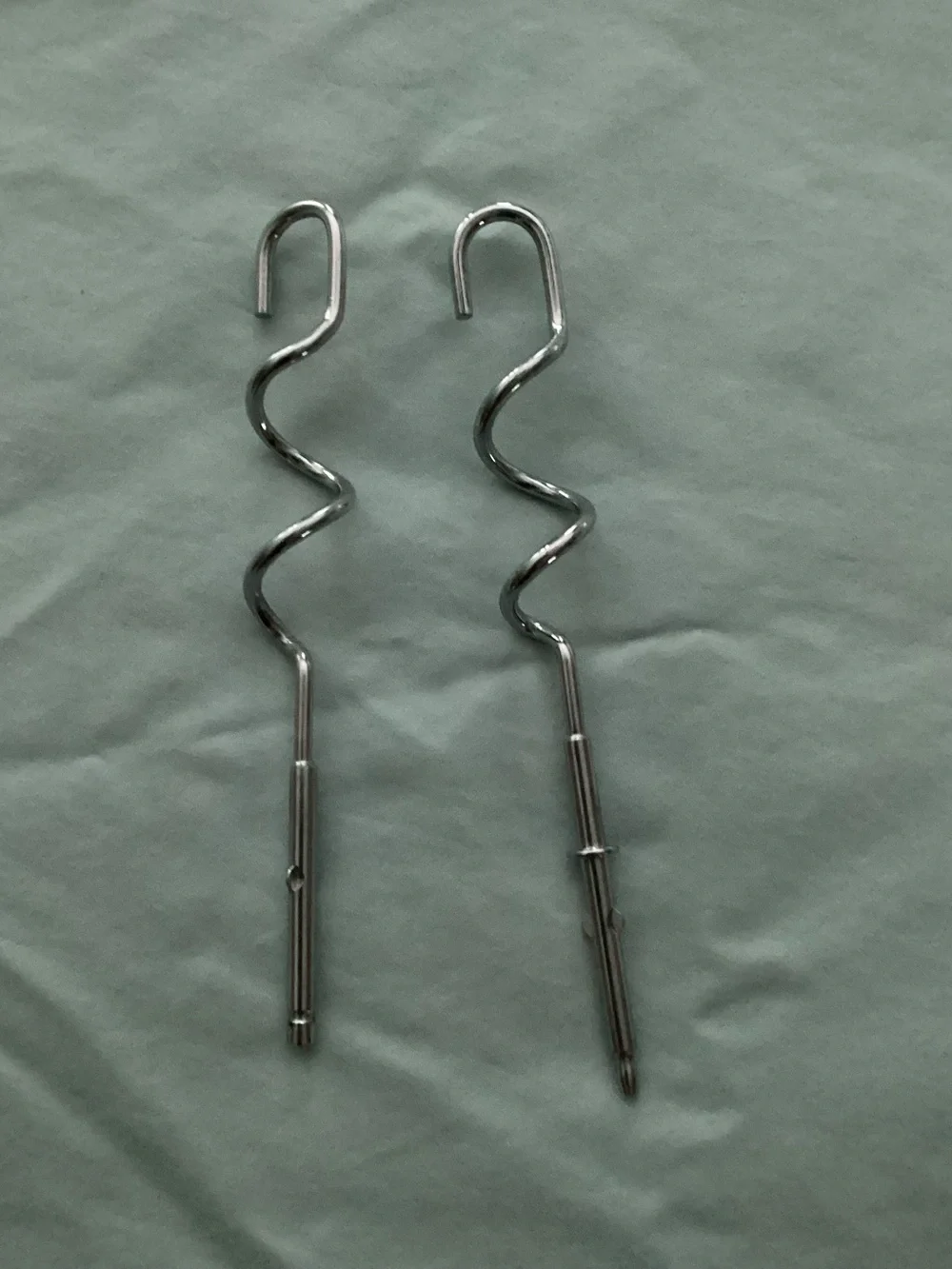 Set of 2 Dough Hook Attachments for Kitchen Aid Hand Mixer